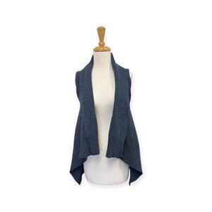 Bryn Walker Sleeveless Tie Waist Sweater Size S Small Blue